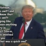 Trump 4th Of July Speech Jungles Of Vietnam Swift and Swippy