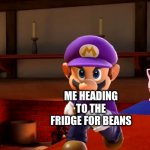 SSBU Meme | MY MOM THINKING I'M ASLEEP; ME HEADING TO THE FRIDGE FOR BEANS | image tagged in tune out jiggly puff | made w/ Imgflip meme maker