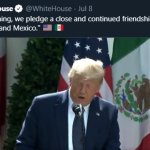 Trump Pledge US and Mexico