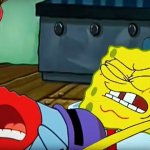 Spongebob and mr Krabs having sex meme