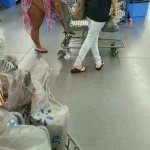 Lady in Walmart