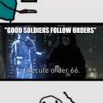 And this was without season 7 | THIS MOVIE WON'T MAKE ME CRY AFTER WATCHING CLONE WARS! "GOOD SOLDIERS FOLLOW ORDERS" | image tagged in this onion wont make me cry updated | made w/ Imgflip meme maker