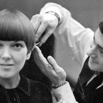 Vidal Sassoon cutting Mary Quant's hair Meme Generator - Imgflip