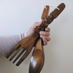 tiki fork & spoon