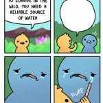 Reliable Source Of Water meme