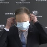 Greg Hunt mask fail