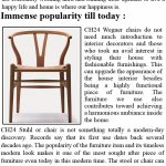 Why Ch24 Wegner Chair is still popular?