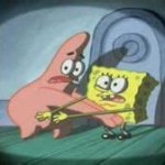 SpongeBob & Patrick caught in the act meme