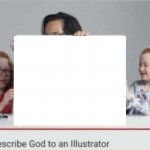 Kids describe god to an illustrator