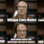 Angry Garaks Have Something to Say | Genetically Engineered Doctors are Safe; Klingon Lives Matter; Trill Lives Matter; Quarantine before the Harvesters get out of Control; Cardassia is ROUND; AND DUKAT IS A FASCIST | image tagged in garak,star trek,star trek deep space nine,ds9,fascist | made w/ Imgflip meme maker