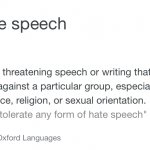 Hate speech definition