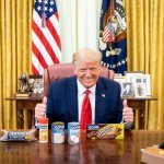 Trump sells beans