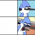 Mordecai disgusted meme