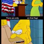 Grandpa Simpson flag