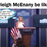 Kayleigh McEnany Oh God What Tweets To Deflect From Today