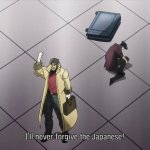 Joseph Joestar Never Forgive the Japanese meme