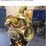 Tuba heavy gunner | When you added a meme because it's not in this site:; Prepare for my special attack! | image tagged in tuba heavy gunner | made w/ Imgflip meme maker