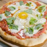 Egg pizza