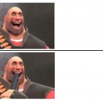 Heavy laying bullet in his mouth meme