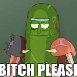 pickle rick | BITCH PLEASE | image tagged in pickle rick,bitch please | made w/ Imgflip meme maker