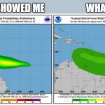 Atlantic Depression - Ricklantic Depression | WHAT I SEE; WHAT YOU SHOWED ME | image tagged in ricklantic depression,rick and morty,pickle rick,adult swim,rick sanchez,weather | made w/ Imgflip meme maker