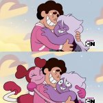 Spinel hugging Steven