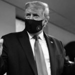 B&W Trump Mask