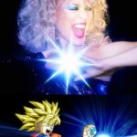 I loved this show. I guess Kylie does too! | image tagged in kylie kamehameha,kamehameha,dragon ball z,dragonballz,goku,disco | made w/ Imgflip meme maker