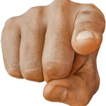 pointing hand