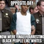 Opposite day reverse racism meme | image tagged in opposite day reverse racism meme | made w/ Imgflip meme maker