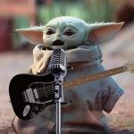 baby yoda singing meme