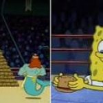 King neptune vs. Spongebob meme