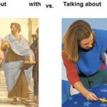 Talking about things with...