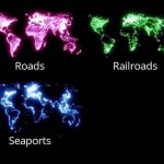 roads railroads seaports