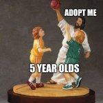 Praise the Ball | PETS; ADOPT ME; 5 YEAR OLDS | image tagged in praise the ball,roblox,roblox meme,jesus | made w/ Imgflip meme maker