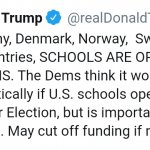 Trump School Opening Dumb Ass