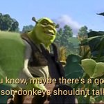 Shrek donkeys shouldn’t talk