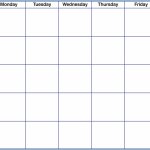 Monthly Calendar (Blank)