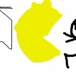 That doesn’t look like winning.. | image tagged in are ya winning son,pac man,stick figure,memes | made w/ Imgflip meme maker