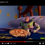 BUZZ LIGHTYEAR WITH PIZZA HUT! meme