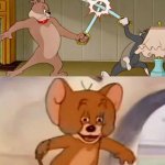 Tom and Jerry swordfight