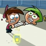 Timmy and Cosmo Squeeze meme