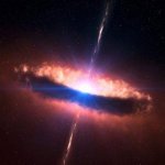 quasar galaxy black hole accretion disk stars french kiss meme