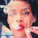 Rihanna smoking weed meme