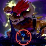 Giga Bowser vs. Pichu meme