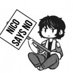 nico di angelo says no meme