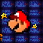 Mario Head 2D Version | PRESS
START | image tagged in mario 64 background | made w/ Imgflip meme maker