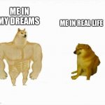 Strong dog vs weak dog Meme Generator - Imgflip