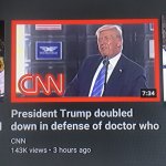 Dr Who and Donald Trump