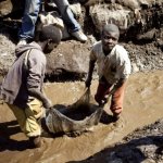 African mining children